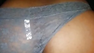 Ebony pawg doggystyle in panties