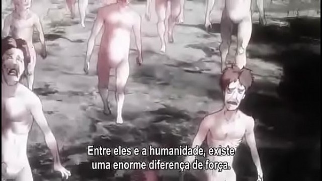 Attack on Titan-  Episódio 9- Paradeiro do seu braço esquerdo- Batalha de Trost &lpar;5&rpar;- legendado pt br