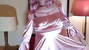 Gorgeous sissy dress on hot tv slut Nottstvslut